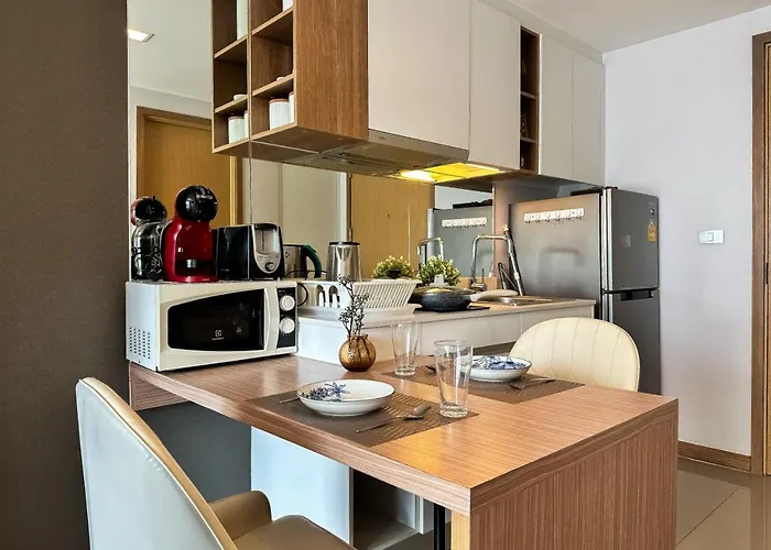 Apartment Contemporary Premier 1br - Ultra Fast Wifi - Bts Nana